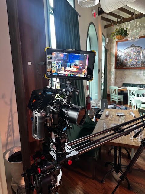 Camera rig on location