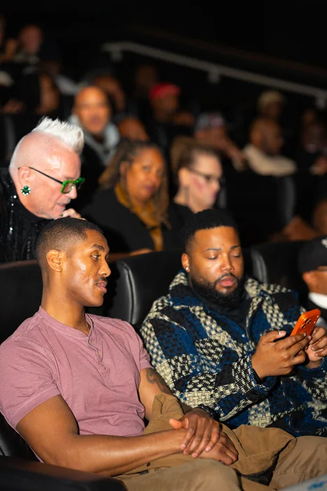 Guests seated inside Landmark’s Bethesda Row Cinema